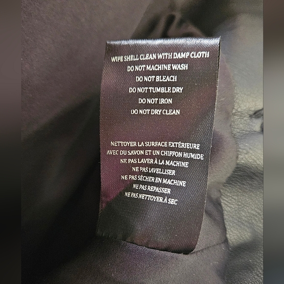 BlankNYC Black Faux Leather Edgy Moto Jacket Size Medium #12-20 - Picture 12 of 13